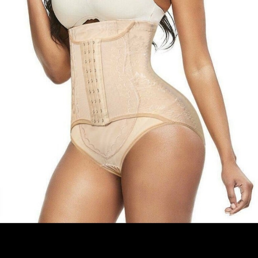 Tummy control body shaper corset